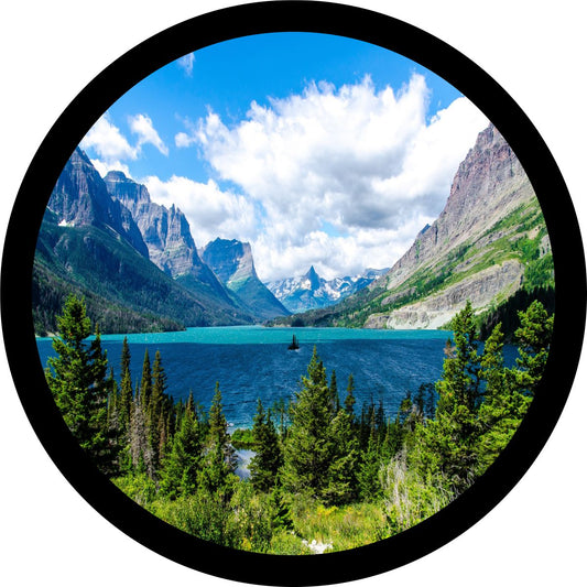 Glacier National Park Lake-duckduckjeep-offroad-wrangler-gladiator-3d-jeep duck-custom duck-Jeep-The Quacktory-Fun Jeep Ducks-Ducks4Jeep