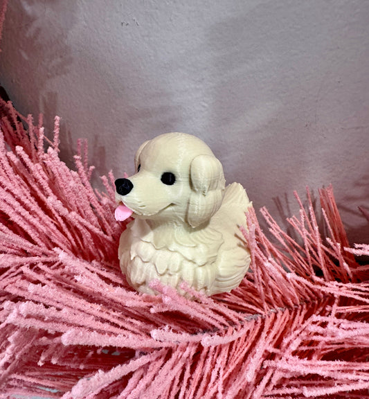 Golden Retriever Dog Duck-duckduckjeep-offroad-wrangler-gladiator-3d-jeep duck-custom duck-Jeep-The Quacktory-Fun Jeep Ducks-Ducks4Jeep