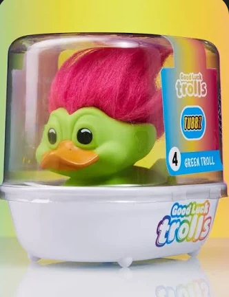 Green Troll TUBBZ Collectible Duck (Collector's Edition)-duckduckjeep-offroad-wrangler-gladiator-3d-jeep duck-custom duck-Jeep-The Quacktory-Fun Jeep Ducks-Ducks4Jeep