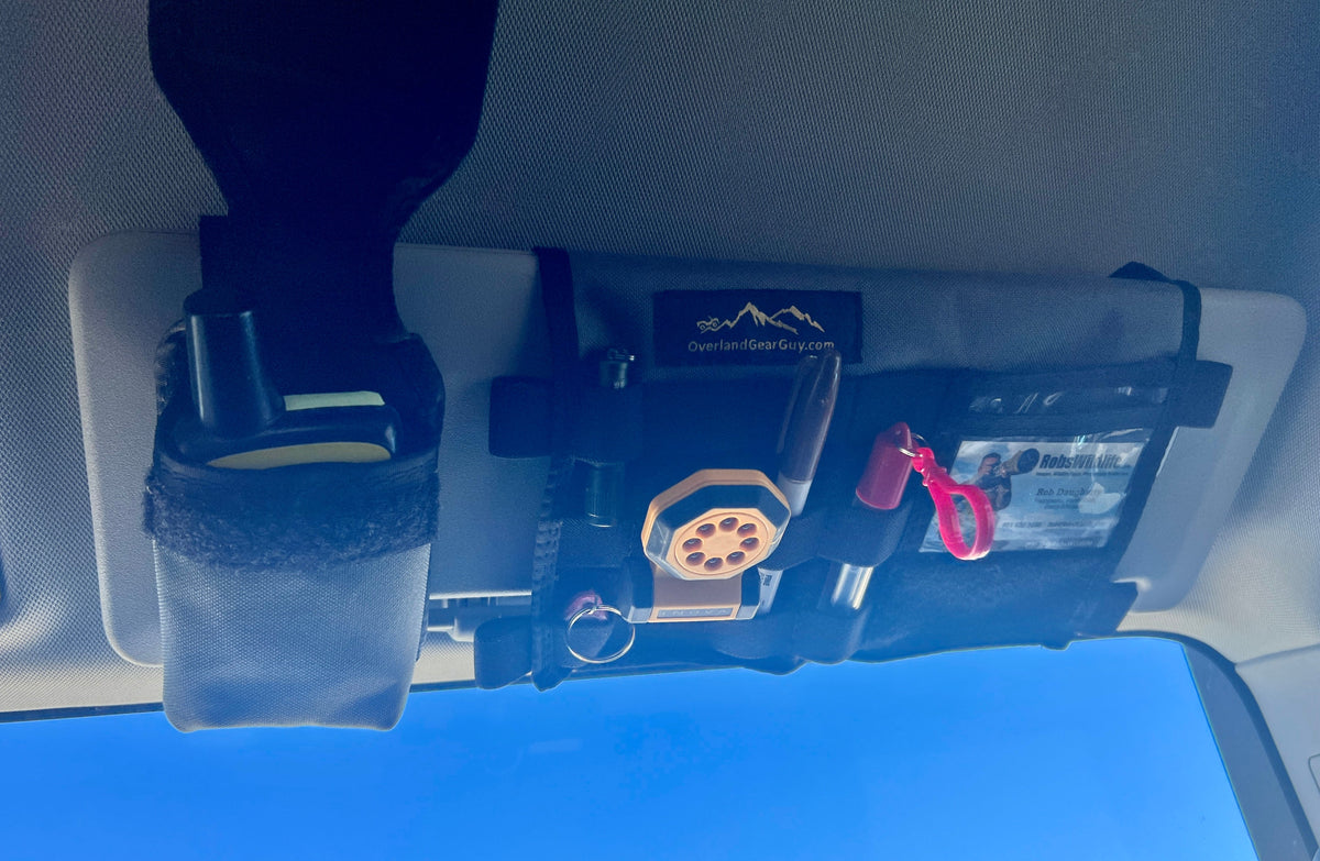 Grenadier MOLLE Visor Organizer WITH MIRROR-duckduckjeep-offroad-wrangler-gladiator-3d-jeep duck-custom duck-Jeep-The Quacktory-Fun Jeep Ducks-Ducks4Jeep