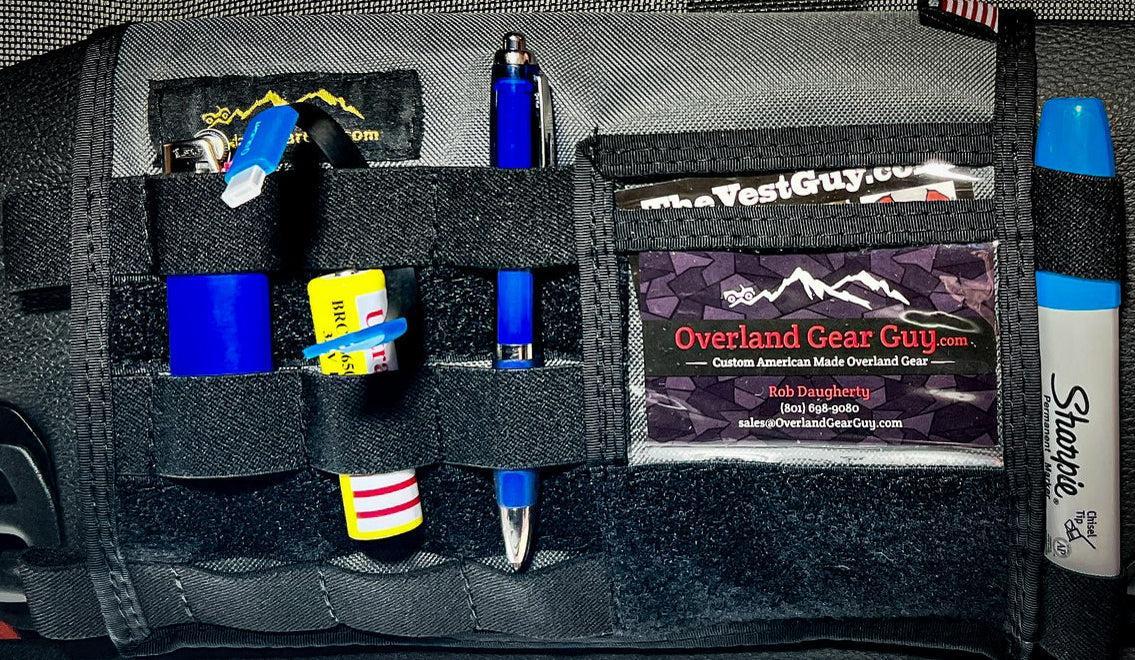Grenadier MOLLE Visor Organizer WITH MIRROR-duckduckjeep-offroad-wrangler-gladiator-3d-jeep duck-custom duck-Jeep-The Quacktory-Fun Jeep Ducks-Ducks4Jeep