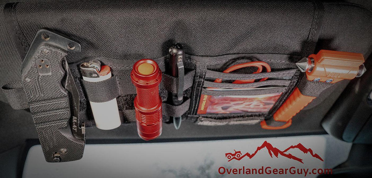 Grenadier MOLLE Visor Organizer WITH MIRROR-duckduckjeep-offroad-wrangler-gladiator-3d-jeep duck-custom duck-Jeep-The Quacktory-Fun Jeep Ducks-Ducks4Jeep