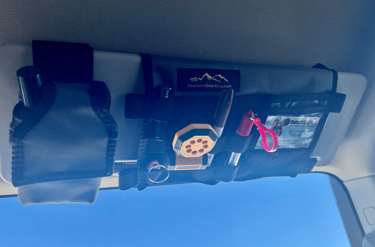 Grenadier MOLLE Visor Organizer WITH MIRROR-duckduckjeep-offroad-wrangler-gladiator-3d-jeep duck-custom duck-Jeep-The Quacktory-Fun Jeep Ducks-Ducks4Jeep