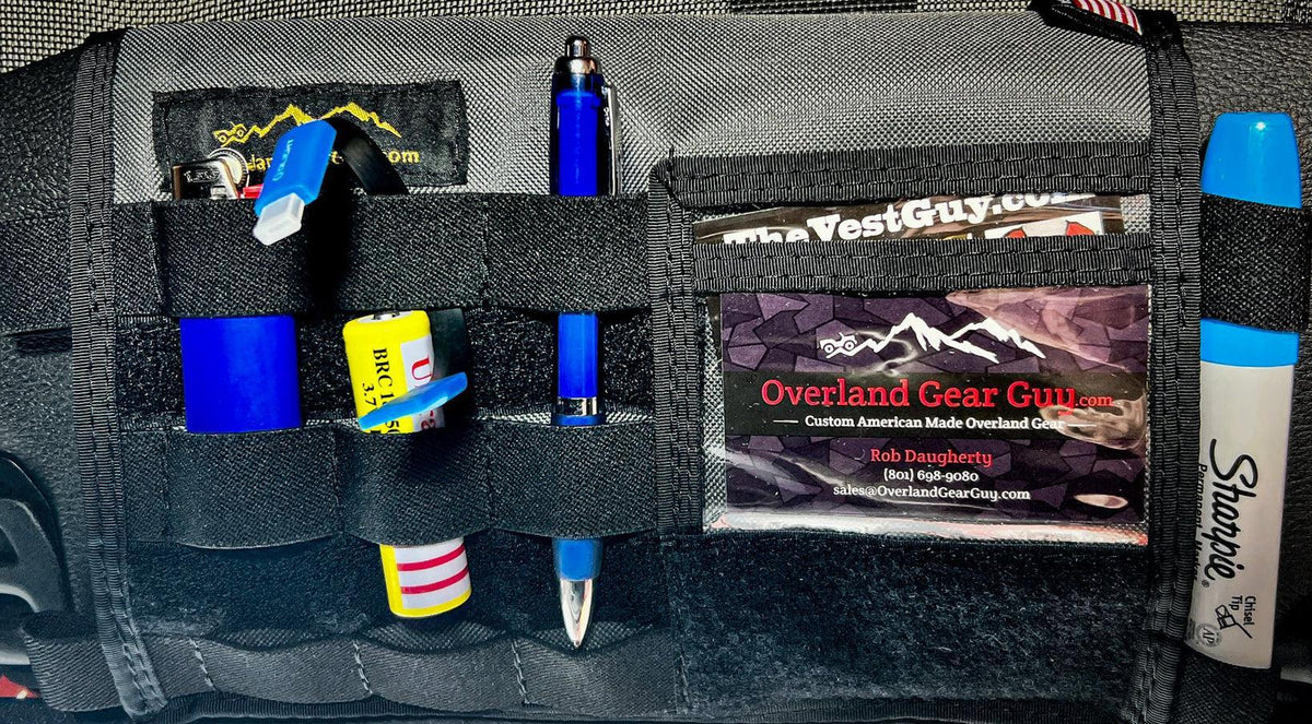 Grenadier MOLLE Visor Organizer WITH MIRROR-duckduckjeep-offroad-wrangler-gladiator-3d-jeep duck-custom duck-Jeep-The Quacktory-Fun Jeep Ducks-Ducks4Jeep
