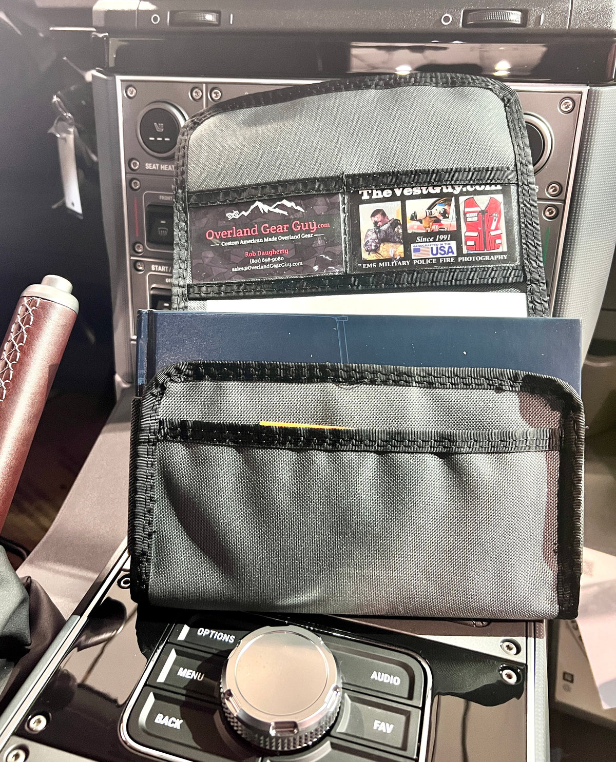 Grenadier User Manual Pouch - Owners Manual Pouch-duckduckjeep-offroad-wrangler-gladiator-3d-jeep duck-custom duck-Jeep-The Quacktory-Fun Jeep Ducks-Ducks4Jeep