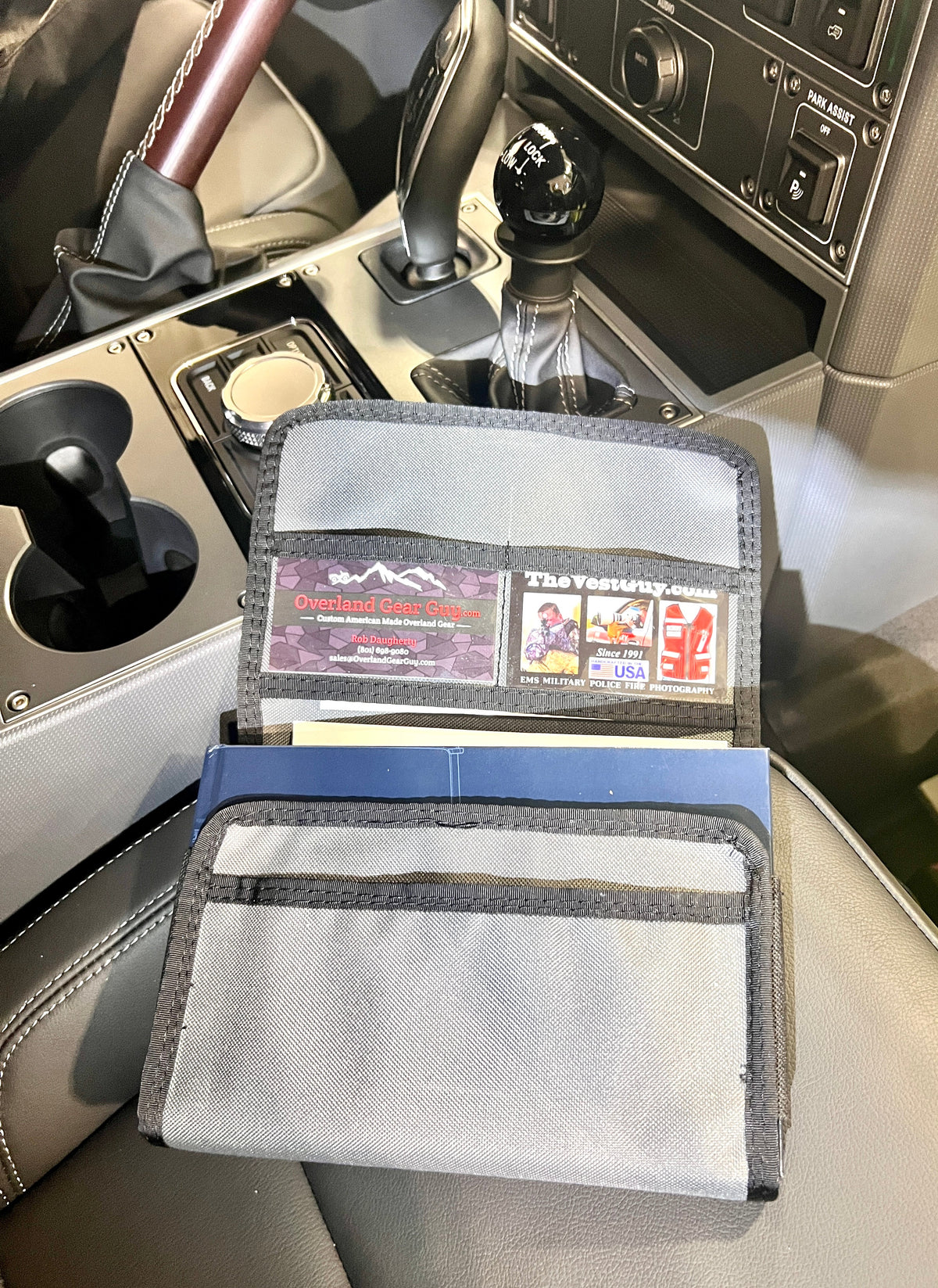 Grenadier User Manual Pouch - Owners Manual Pouch-duckduckjeep-offroad-wrangler-gladiator-3d-jeep duck-custom duck-Jeep-The Quacktory-Fun Jeep Ducks-Ducks4Jeep
