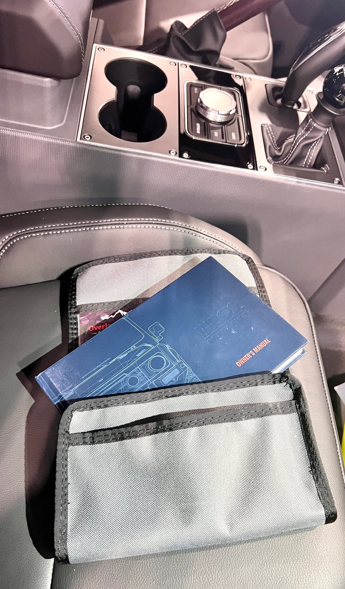Grenadier User Manual Pouch - Owners Manual Pouch-duckduckjeep-offroad-wrangler-gladiator-3d-jeep duck-custom duck-Jeep-The Quacktory-Fun Jeep Ducks-Ducks4Jeep