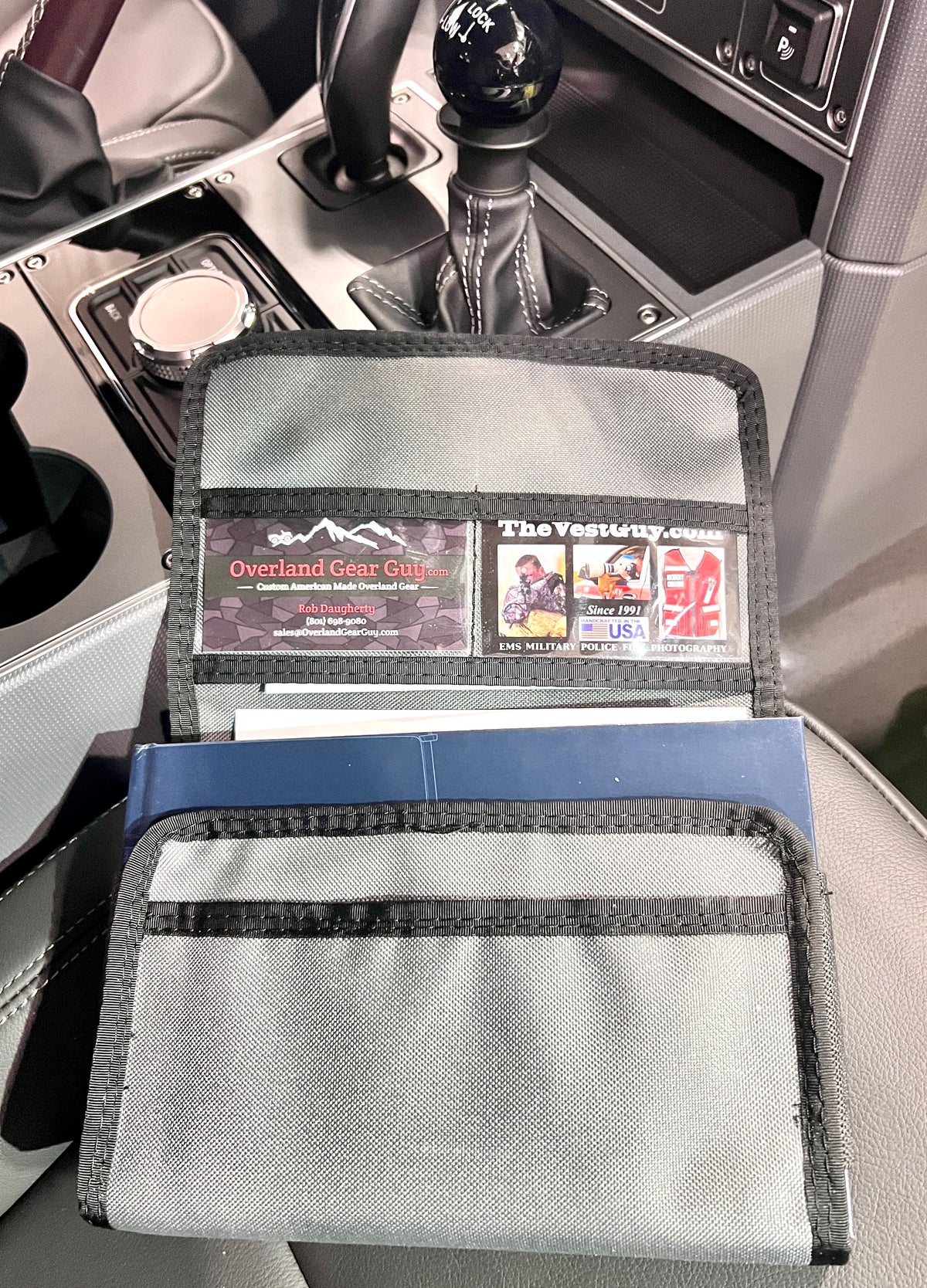 Grenadier User Manual Pouch - Owners Manual Pouch-duckduckjeep-offroad-wrangler-gladiator-3d-jeep duck-custom duck-Jeep-The Quacktory-Fun Jeep Ducks-Ducks4Jeep