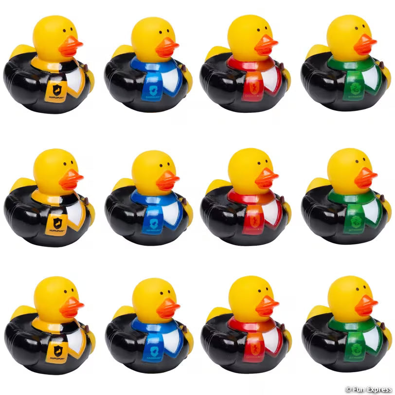 Harry Potter™ Hogwarts Houses Rubber Ducks – by the Dozen