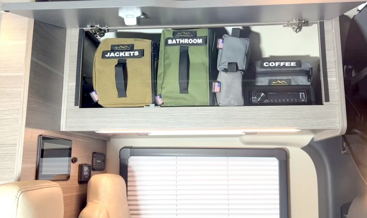 Headliner Shelf Storage Divider Bags 7" for Jayco - Entegra-duckduckjeep-offroad-wrangler-gladiator-3d-jeep duck-custom duck-Jeep-The Quacktory-Fun Jeep Ducks-Ducks4Jeep