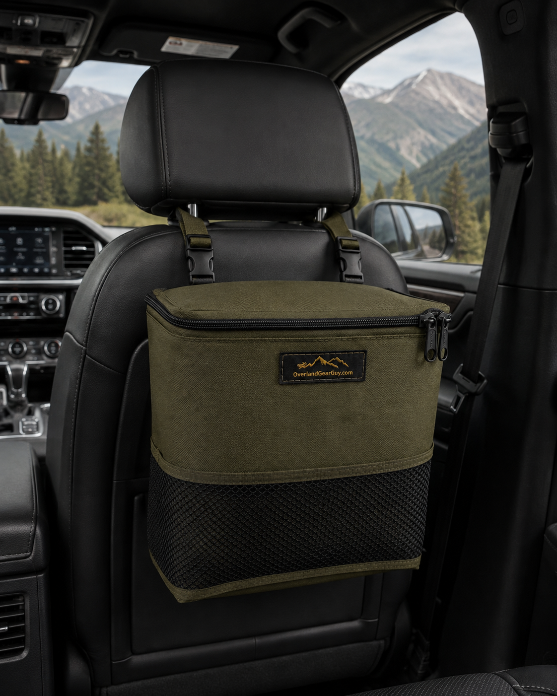 Headrest Trash Bag - Medium-duckduckjeep-offroad-wrangler-gladiator-3d-jeep duck-custom duck-Jeep-The Quacktory-Fun Jeep Ducks-Ducks4Jeep