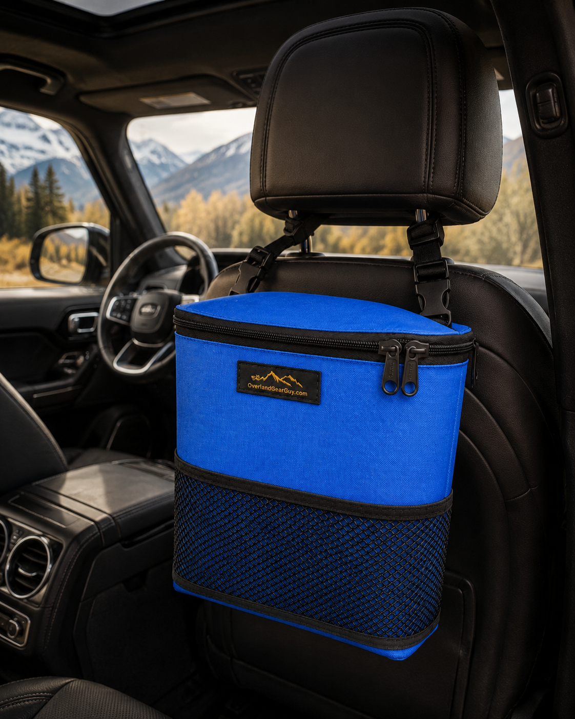 Headrest Trash Bag - Medium-duckduckjeep-offroad-wrangler-gladiator-3d-jeep duck-custom duck-Jeep-The Quacktory-Fun Jeep Ducks-Ducks4Jeep