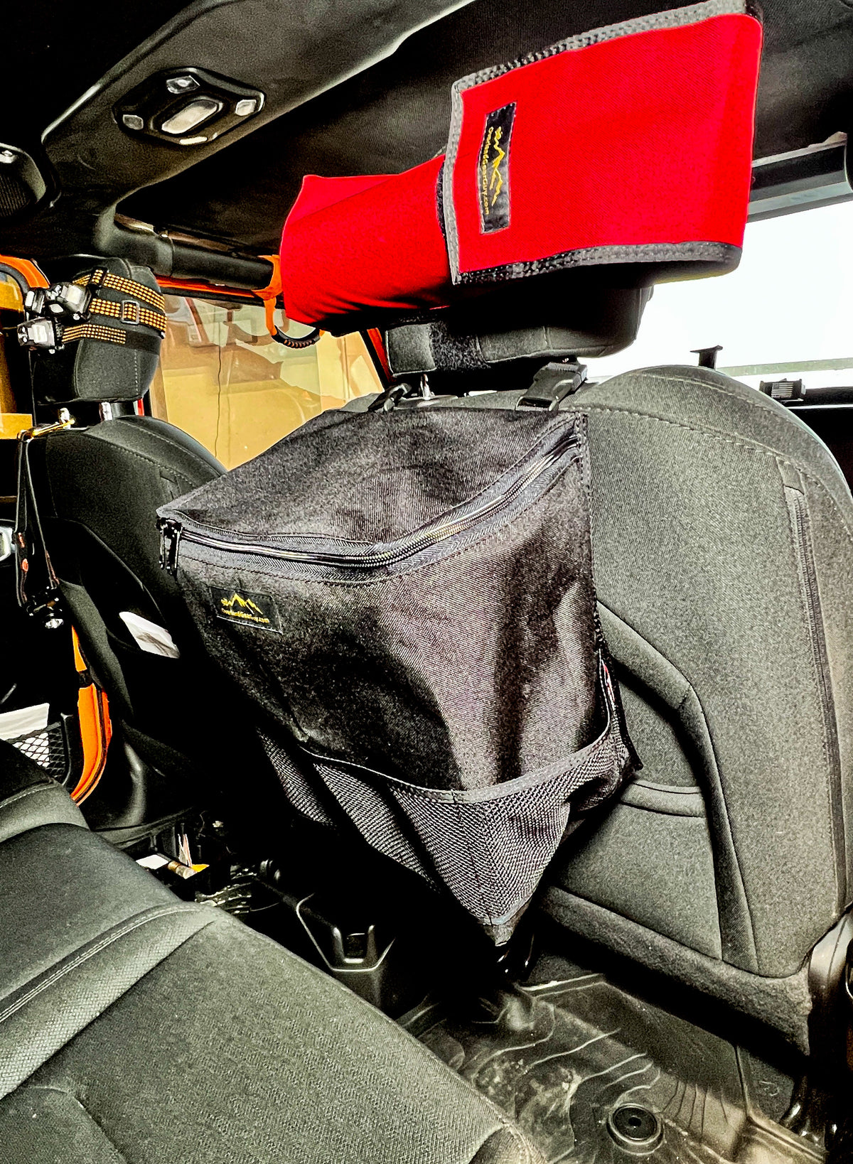 Headrest Trash Bag - Medium-duckduckjeep-offroad-wrangler-gladiator-3d-jeep duck-custom duck-Jeep-The Quacktory-Fun Jeep Ducks-Ducks4Jeep