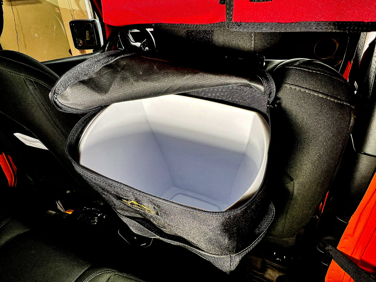 Headrest Trash Bag - Medium-duckduckjeep-offroad-wrangler-gladiator-3d-jeep duck-custom duck-Jeep-The Quacktory-Fun Jeep Ducks-Ducks4Jeep