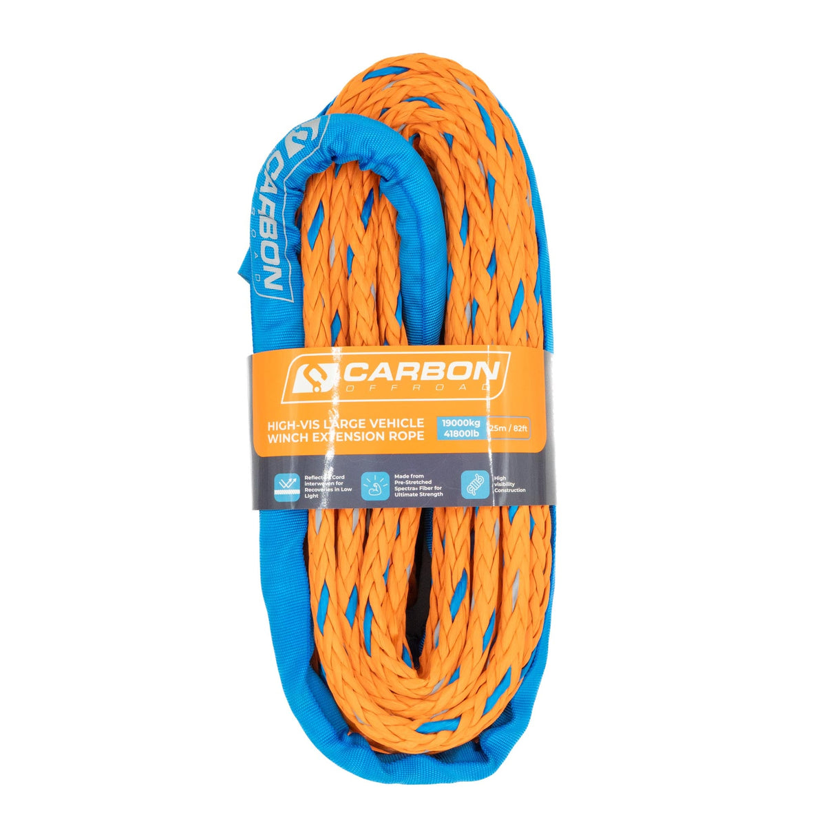 High-Vis Large Vehicle Winch Extension Rope-duckduckjeep-offroad-wrangler-gladiator-3d-jeep duck-custom duck-Jeep-The Quacktory-Fun Jeep Ducks-Ducks4Jeep