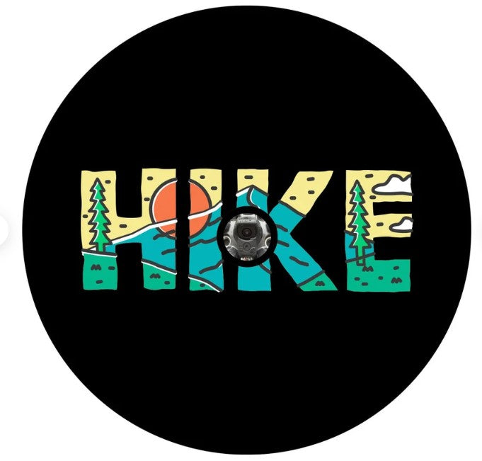 Hike To The Mountain Sun Spare Tire Cover