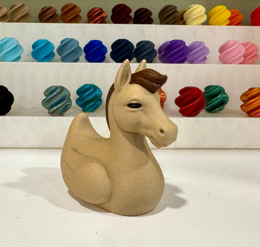 Horse Duck-duckduckjeep-offroad-wrangler-gladiator-3d-jeep duck-custom duck-Jeep-The Quacktory-Fun Jeep Ducks-Ducks4Jeep