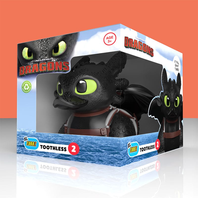 How To Train Your Dragon: Toothless TUBBZ (Giant XL Edition)-duckduckjeep-offroad-wrangler-gladiator-3d-jeep duck-custom duck-Jeep-The Quacktory-Fun Jeep Ducks-Ducks4Jeep