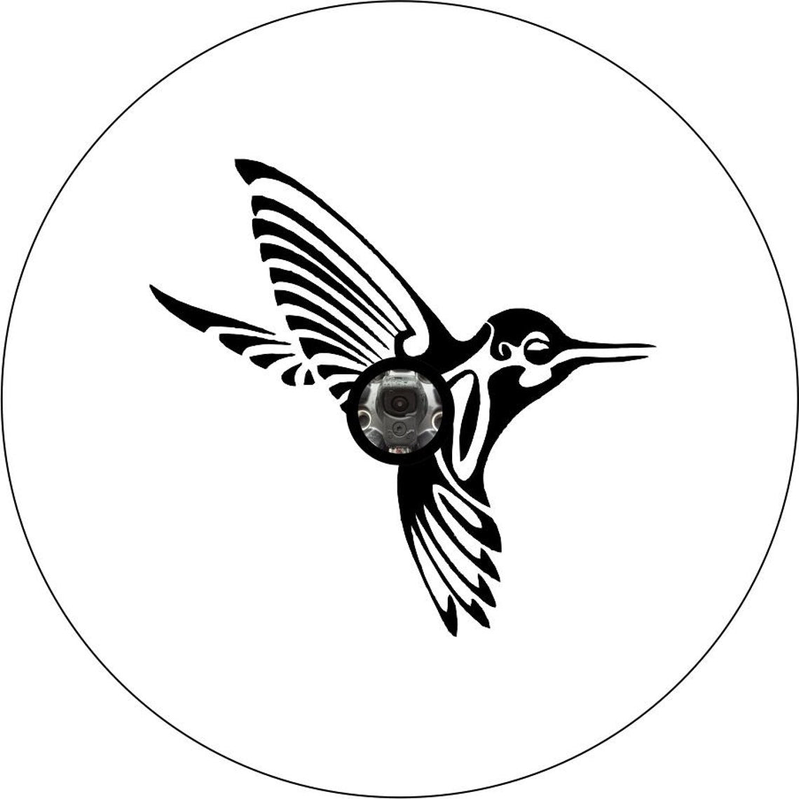 Humming Bird Spare Tire Cover Design for Campers, Jeeps, Broncos, RV, Vans, & More-duckduckjeep-offroad-wrangler-gladiator-3d-jeep duck-custom duck-Jeep-The Quacktory-Fun Jeep Ducks-Ducks4Jeep