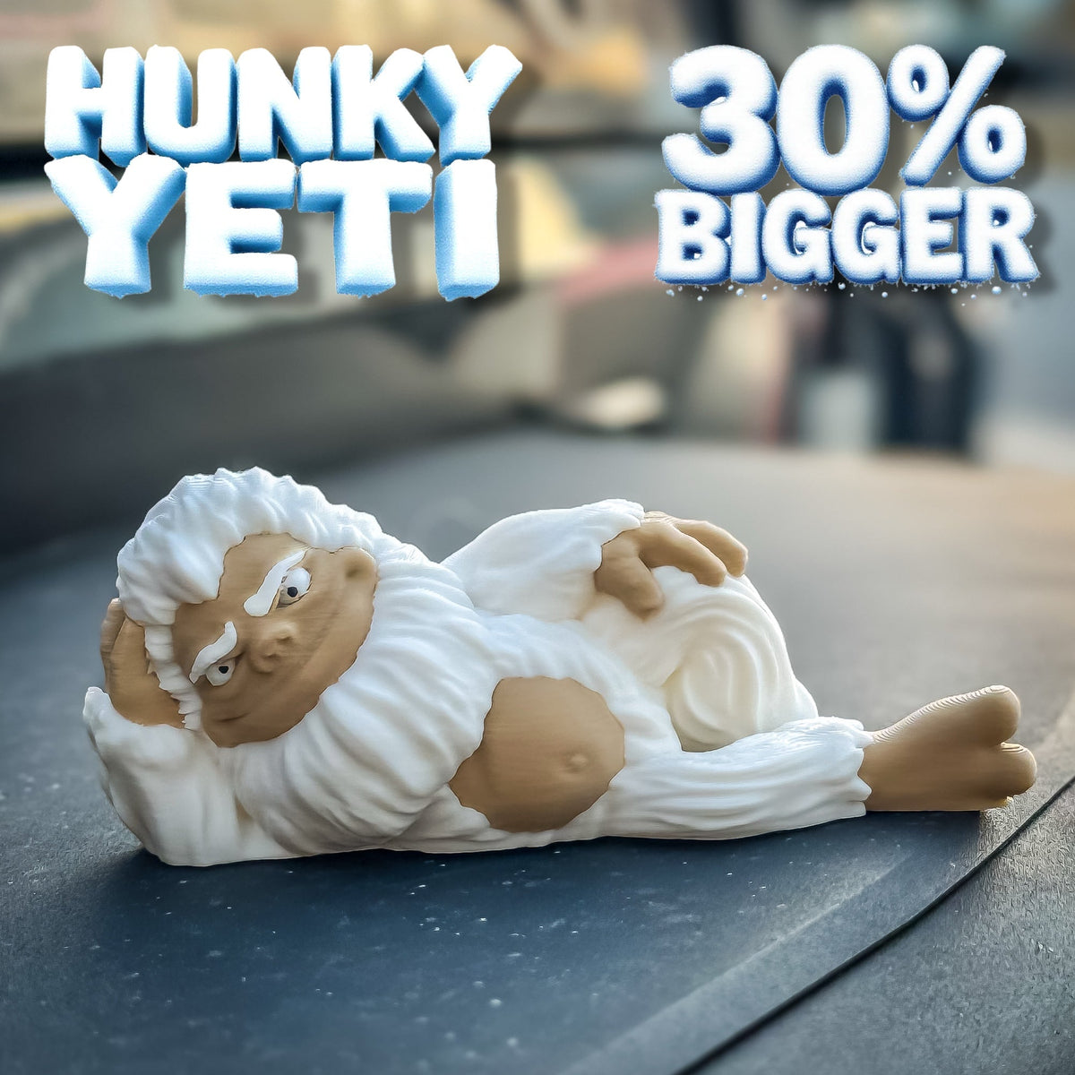 Hunky Yeti - DeskMate-duckduckjeep-offroad-wrangler-gladiator-3d-jeep duck-custom duck-Jeep-The Quacktory-Fun Jeep Ducks-Ducks4Jeep