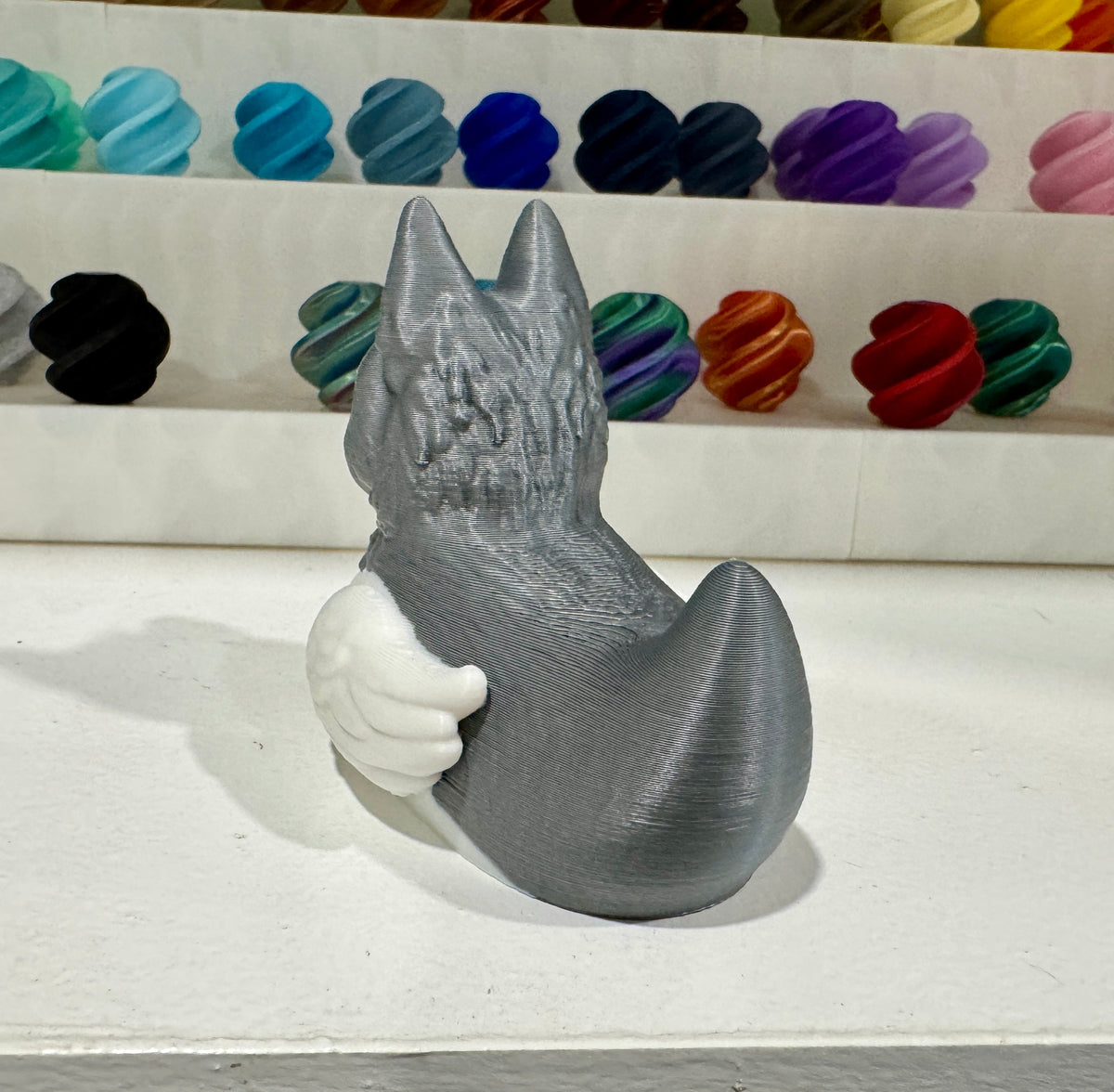 Husky Duck – 4 Color Options-duckduckjeep-offroad-wrangler-gladiator-3d-jeep duck-custom duck-Jeep-The Quacktory-Fun Jeep Ducks-Ducks4Jeep