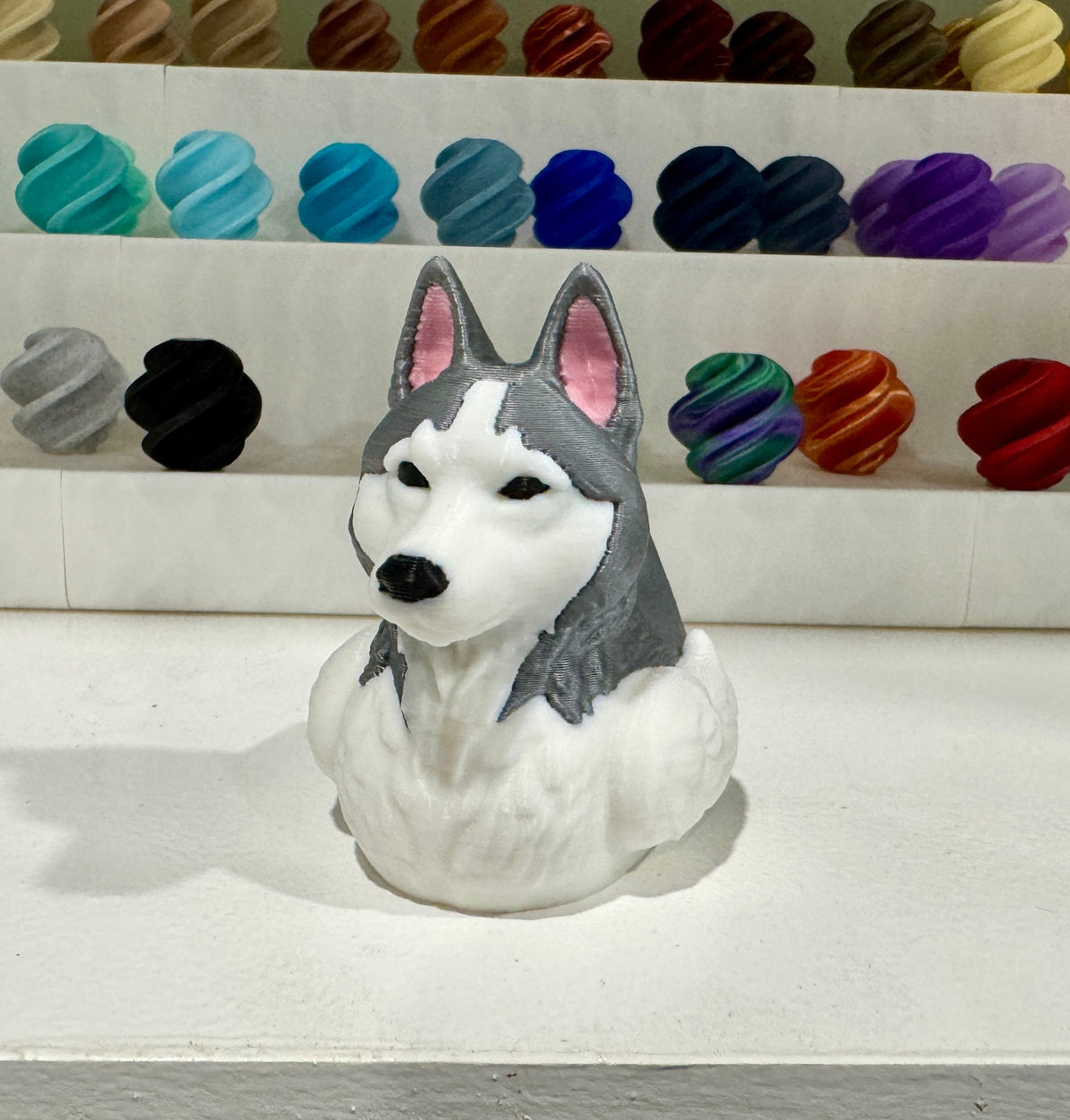 Husky Duck – 4 Color Options-duckduckjeep-offroad-wrangler-gladiator-3d-jeep duck-custom duck-Jeep-The Quacktory-Fun Jeep Ducks-Ducks4Jeep