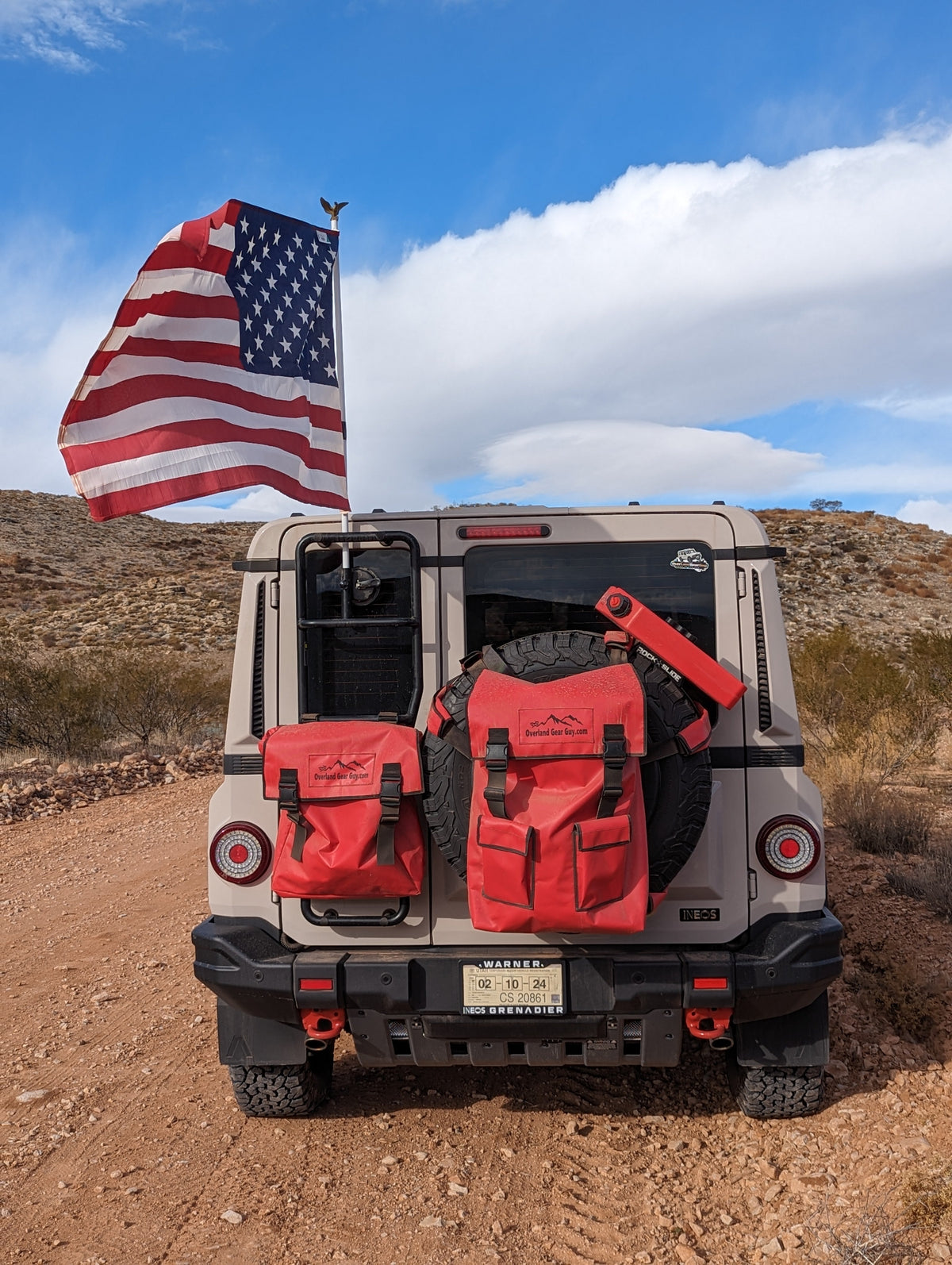 INEOS Grenadier Adventure Gear Bag Ladder-duckduckjeep-offroad-wrangler-gladiator-3d-jeep duck-custom duck-Jeep-The Quacktory-Fun Jeep Ducks-Ducks4Jeep