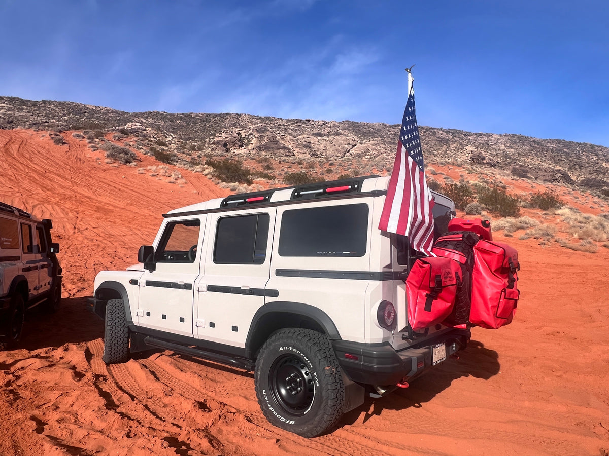 INEOS Grenadier Adventure Gear Bag Ladder-duckduckjeep-offroad-wrangler-gladiator-3d-jeep duck-custom duck-Jeep-The Quacktory-Fun Jeep Ducks-Ducks4Jeep