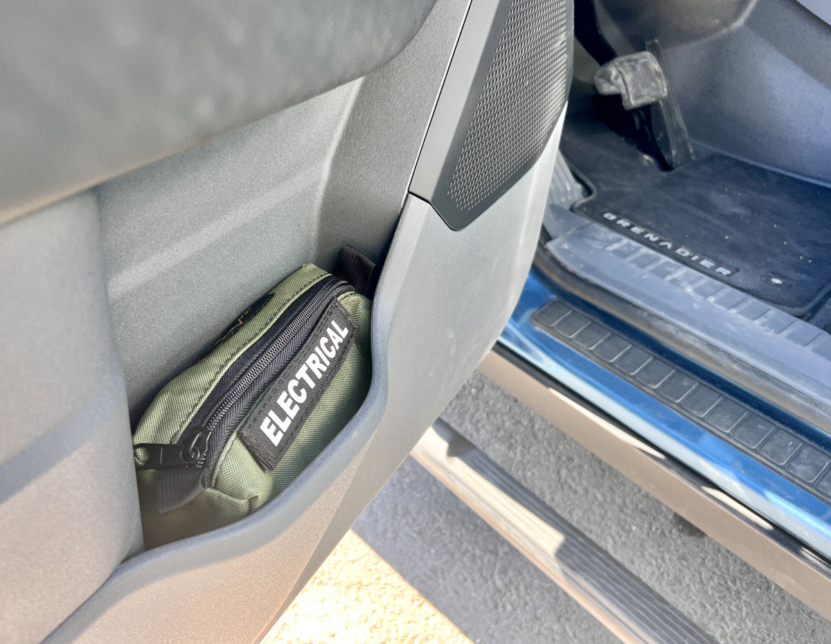 INEOS Grenadier Door Storage Cubby Small Pouch - 8"x3"x4" (PAIR)-duckduckjeep-offroad-wrangler-gladiator-3d-jeep duck-custom duck-Jeep-The Quacktory-Fun Jeep Ducks-Ducks4Jeep