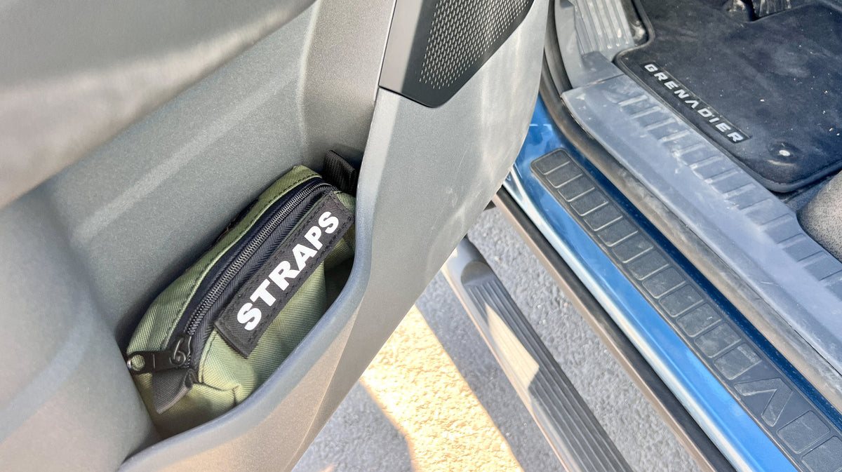 INEOS Grenadier Door Storage Cubby Small Pouch - 8"x3"x4" (PAIR)-duckduckjeep-offroad-wrangler-gladiator-3d-jeep duck-custom duck-Jeep-The Quacktory-Fun Jeep Ducks-Ducks4Jeep