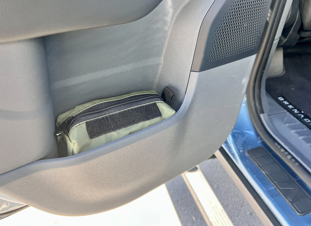 INEOS Grenadier Door Storage Cubby Small Pouch - 8"x3"x4" (PAIR)-duckduckjeep-offroad-wrangler-gladiator-3d-jeep duck-custom duck-Jeep-The Quacktory-Fun Jeep Ducks-Ducks4Jeep