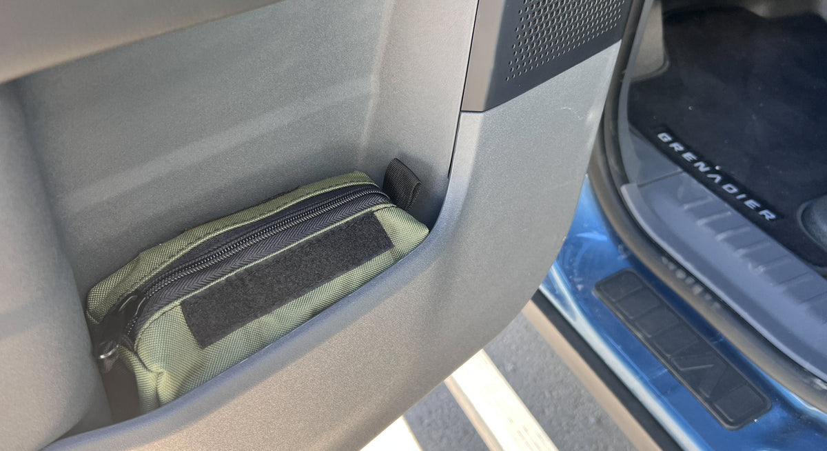 INEOS Grenadier Door Storage Cubby Small Pouch - 8"x3"x4" (PAIR)-duckduckjeep-offroad-wrangler-gladiator-3d-jeep duck-custom duck-Jeep-The Quacktory-Fun Jeep Ducks-Ducks4Jeep