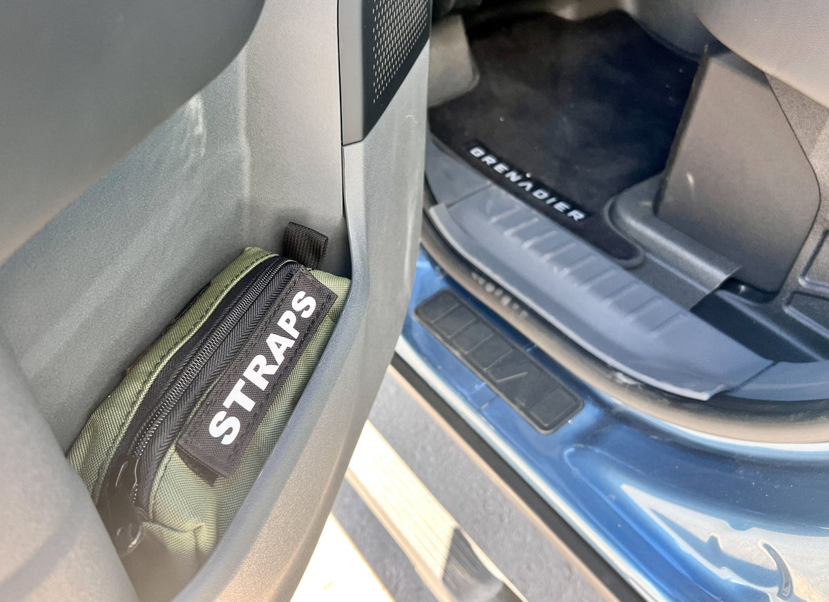 INEOS Grenadier Door Storage Cubby Small Pouch - 8"x3"x4" (PAIR)-duckduckjeep-offroad-wrangler-gladiator-3d-jeep duck-custom duck-Jeep-The Quacktory-Fun Jeep Ducks-Ducks4Jeep