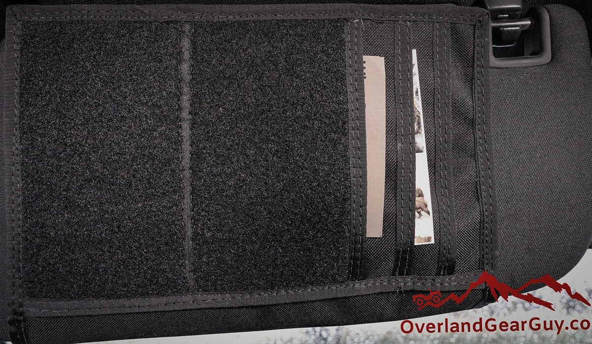 INEOS Grenadier MOLLE Visor Organizer-duckduckjeep-offroad-wrangler-gladiator-3d-jeep duck-custom duck-Jeep-The Quacktory-Fun Jeep Ducks-Ducks4Jeep