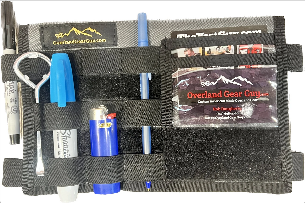 INEOS Grenadier MOLLE Visor Organizer-duckduckjeep-offroad-wrangler-gladiator-3d-jeep duck-custom duck-Jeep-The Quacktory-Fun Jeep Ducks-Ducks4Jeep