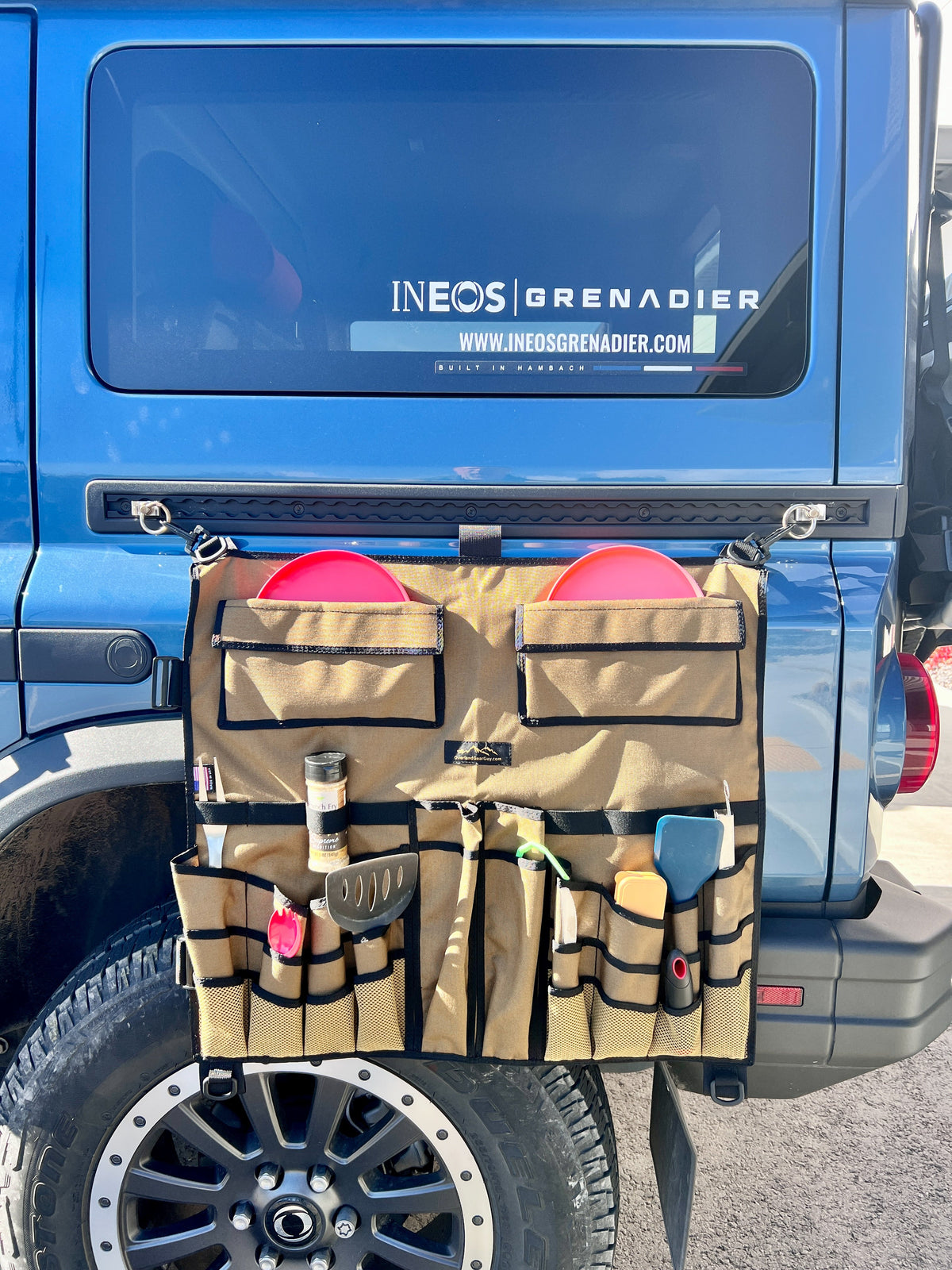 INEOS Grenadier Overlander Utensil Organizer-duckduckjeep-offroad-wrangler-gladiator-3d-jeep duck-custom duck-Jeep-The Quacktory-Fun Jeep Ducks-Ducks4Jeep