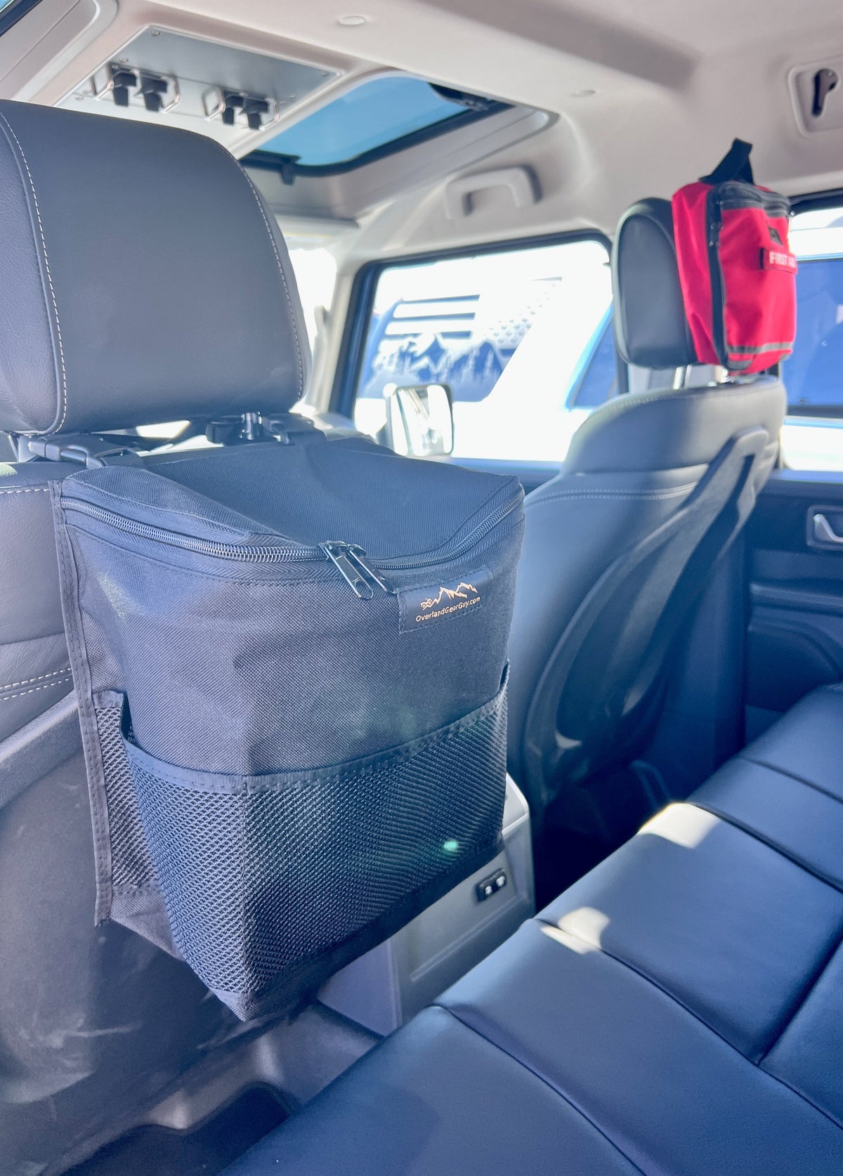 INEOS Grenadier Small Headrest Trash Bag-duckduckjeep-offroad-wrangler-gladiator-3d-jeep duck-custom duck-Jeep-The Quacktory-Fun Jeep Ducks-Ducks4Jeep