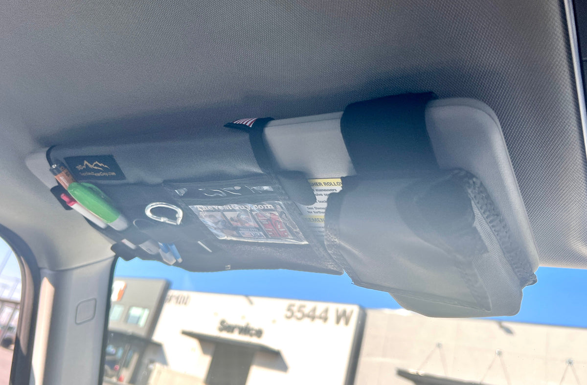 INEOS Grenadier Sun Visor Radio Pouch-duckduckjeep-offroad-wrangler-gladiator-3d-jeep duck-custom duck-Jeep-The Quacktory-Fun Jeep Ducks-Ducks4Jeep