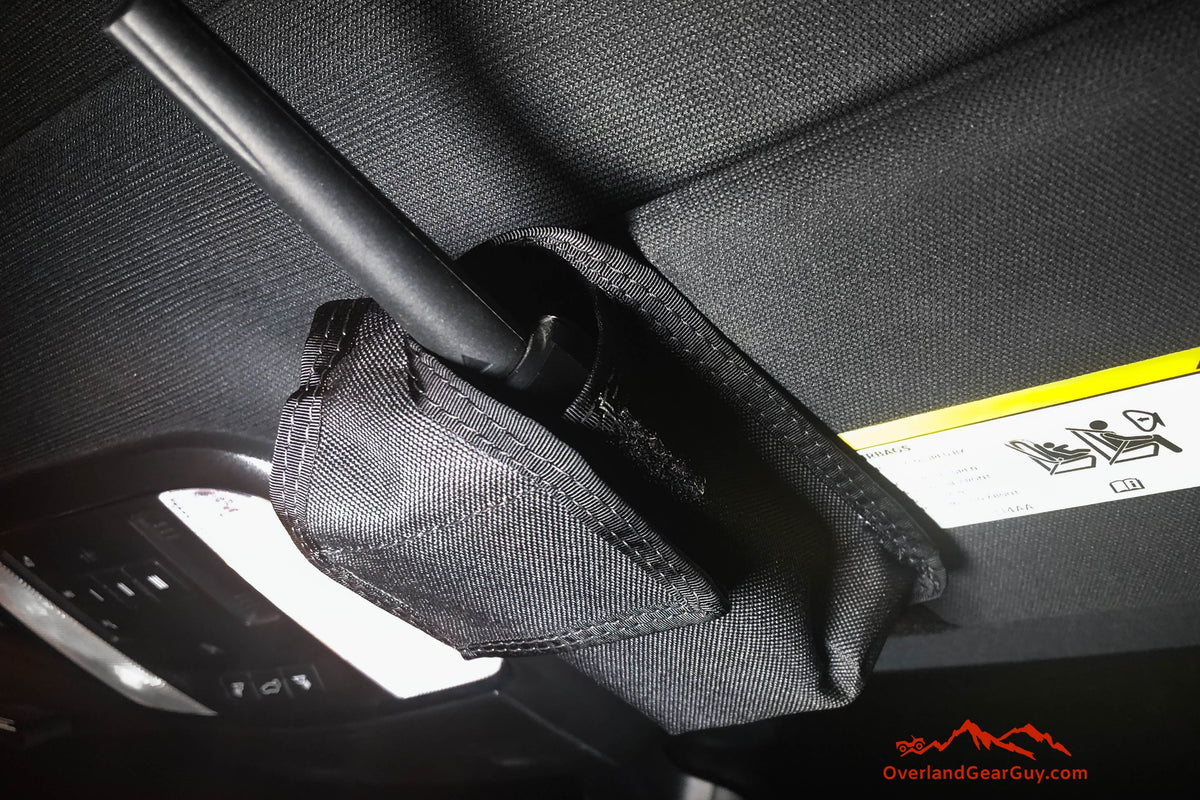 INEOS Grenadier Sun Visor Radio Pouch-duckduckjeep-offroad-wrangler-gladiator-3d-jeep duck-custom duck-Jeep-The Quacktory-Fun Jeep Ducks-Ducks4Jeep