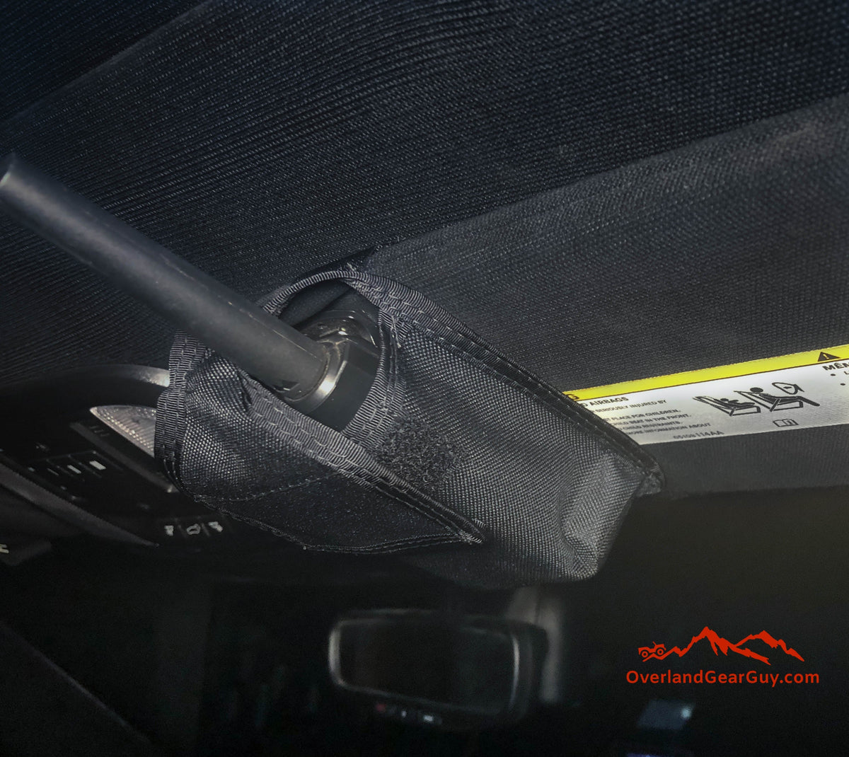 INEOS Grenadier Sun Visor Radio Pouch-duckduckjeep-offroad-wrangler-gladiator-3d-jeep duck-custom duck-Jeep-The Quacktory-Fun Jeep Ducks-Ducks4Jeep