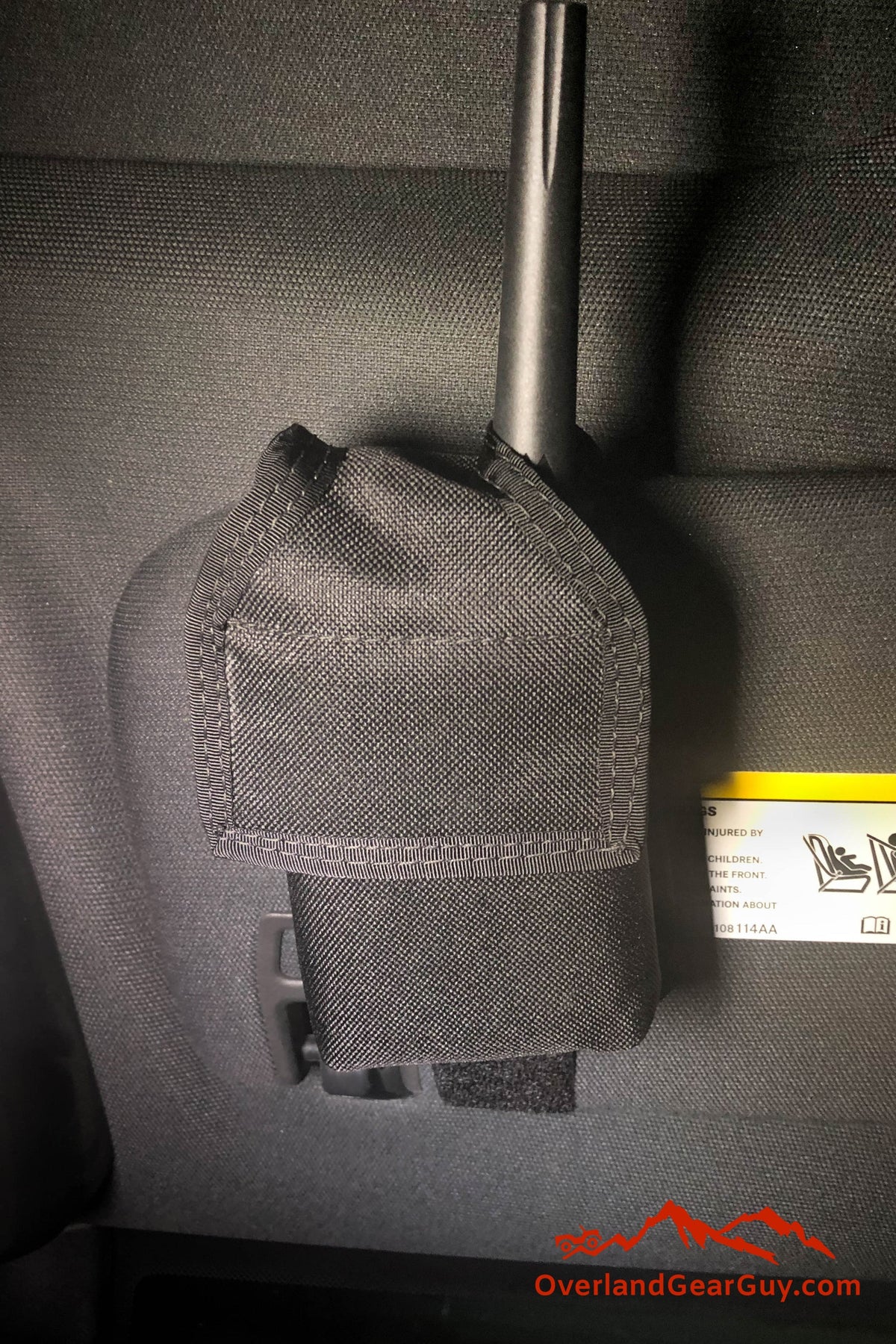 INEOS Grenadier Sun Visor Radio Pouch-duckduckjeep-offroad-wrangler-gladiator-3d-jeep duck-custom duck-Jeep-The Quacktory-Fun Jeep Ducks-Ducks4Jeep
