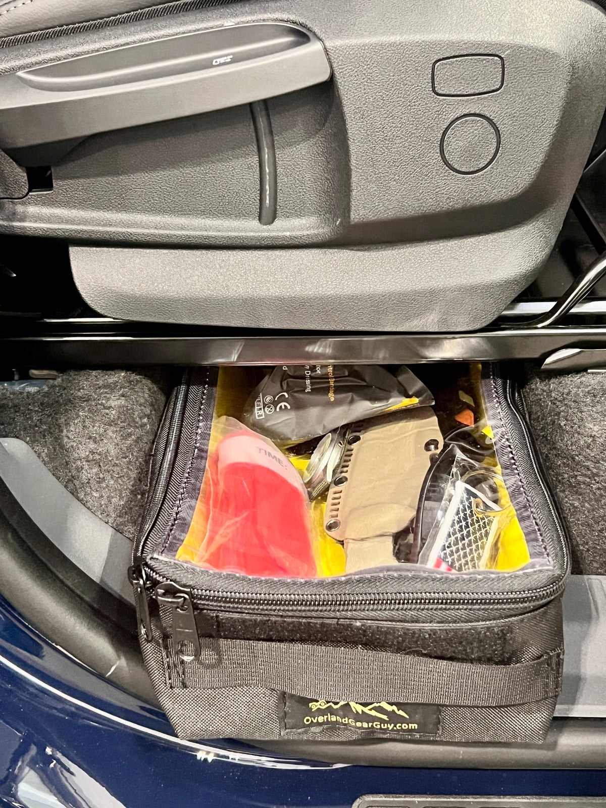 INEOS Grenadier Under Seat Storage Bag CLEAR TOP-duckduckjeep-offroad-wrangler-gladiator-3d-jeep duck-custom duck-Jeep-The Quacktory-Fun Jeep Ducks-Ducks4Jeep