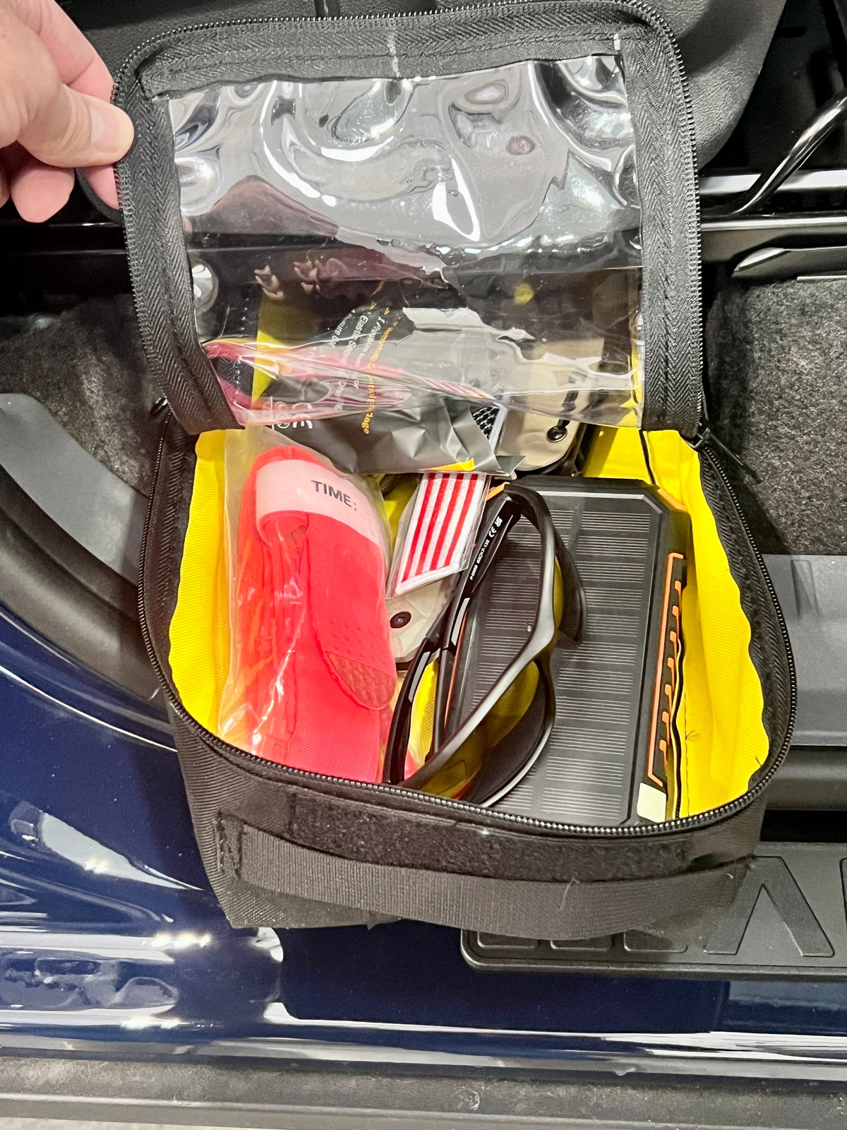 INEOS Grenadier Under Seat Storage Bag CLEAR TOP-duckduckjeep-offroad-wrangler-gladiator-3d-jeep duck-custom duck-Jeep-The Quacktory-Fun Jeep Ducks-Ducks4Jeep
