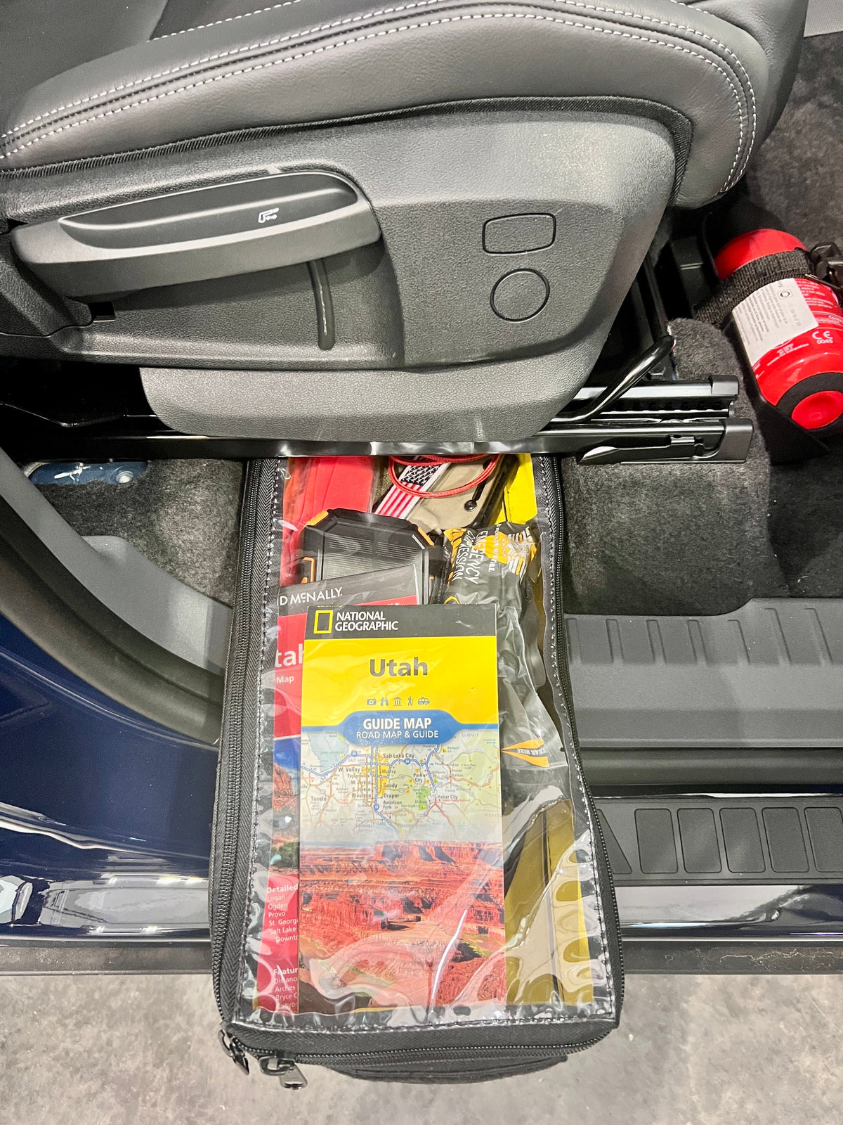 INEOS Grenadier Under Seat Storage Bag CLEAR TOP-duckduckjeep-offroad-wrangler-gladiator-3d-jeep duck-custom duck-Jeep-The Quacktory-Fun Jeep Ducks-Ducks4Jeep