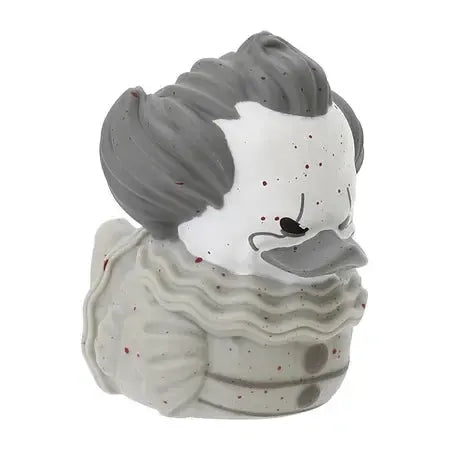 IT Chapter Two: Pennywise Black & White Bloodsplat Mini TUBBZ-duckduckjeep-offroad-wrangler-gladiator-3d-jeep duck-custom duck-Jeep-The Quacktory-Fun Jeep Ducks-Ducks4Jeep
