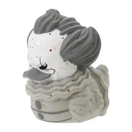 IT Chapter Two: Pennywise Black & White Bloodsplat Mini TUBBZ-duckduckjeep-offroad-wrangler-gladiator-3d-jeep duck-custom duck-Jeep-The Quacktory-Fun Jeep Ducks-Ducks4Jeep