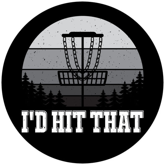 I'd Hit That Disc Golf Funny Spare Tire Cover-duckduckjeep-offroad-wrangler-gladiator-3d-jeep duck-custom duck-Jeep-The Quacktory-Fun Jeep Ducks-Ducks4Jeep