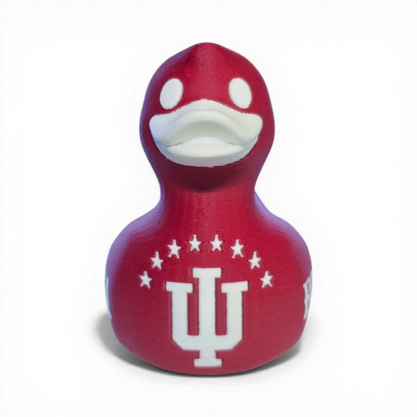 Indiana Hoosiers Duck-duckduckjeep-offroad-wrangler-gladiator-3d-jeep duck-custom duck-Jeep-The Quacktory-Fun Jeep Ducks-Ducks4Jeep
