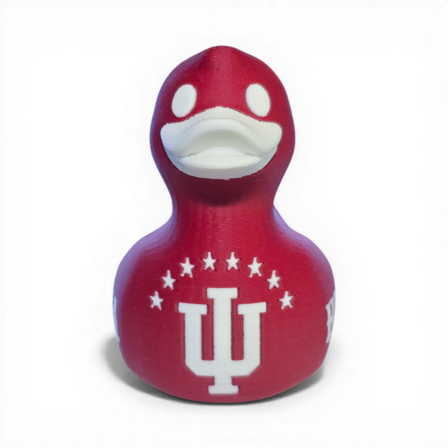 Indiana Hoosiers Duck-duckduckjeep-offroad-wrangler-gladiator-3d-jeep duck-custom duck-Jeep-The Quacktory-Fun Jeep Ducks-Ducks4Jeep