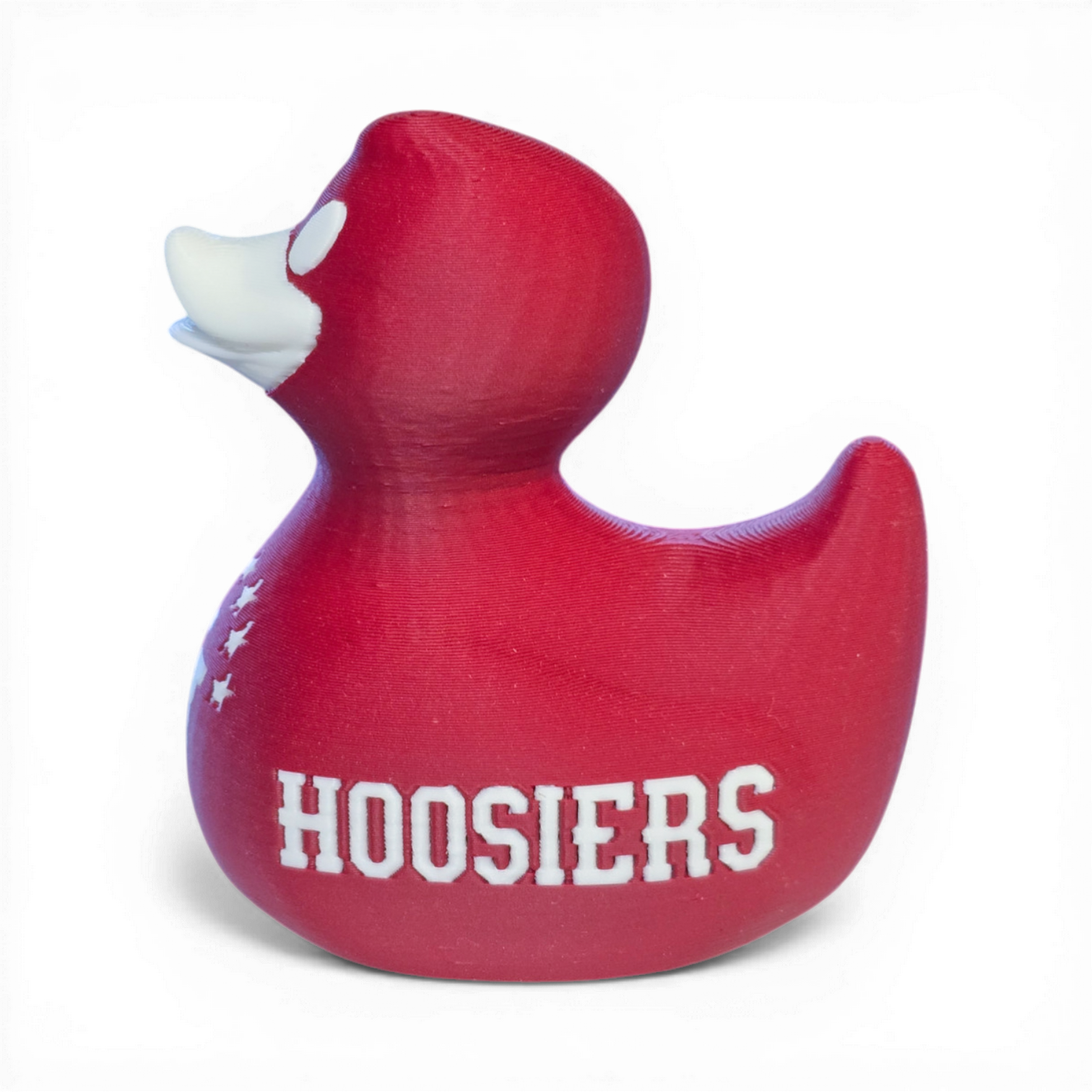 Indiana Hoosiers Duck-duckduckjeep-offroad-wrangler-gladiator-3d-jeep duck-custom duck-Jeep-The Quacktory-Fun Jeep Ducks-Ducks4Jeep